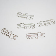 Load image into Gallery viewer, 30 Paper Clips Crocodile - ollilypaperware