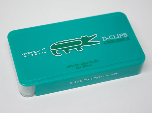 30 Paper Clips Crocodile - ollilypaperware
