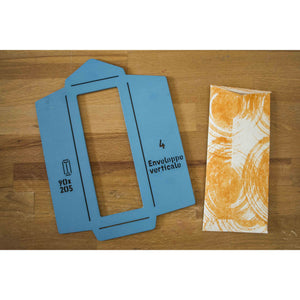 Folding Template Narrow Envelope - ollilypaperware