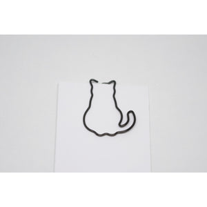 12 Paper Clips Cat sitting - ollilypaperware
