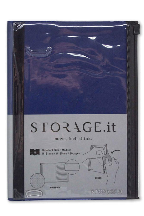 Storage.it Notizbuch blau (181 x 125 mm)