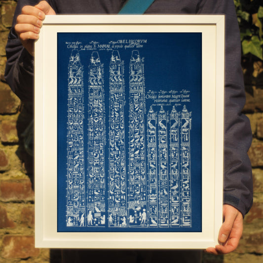 Cyanotype Old Egypt - ollilypaperware