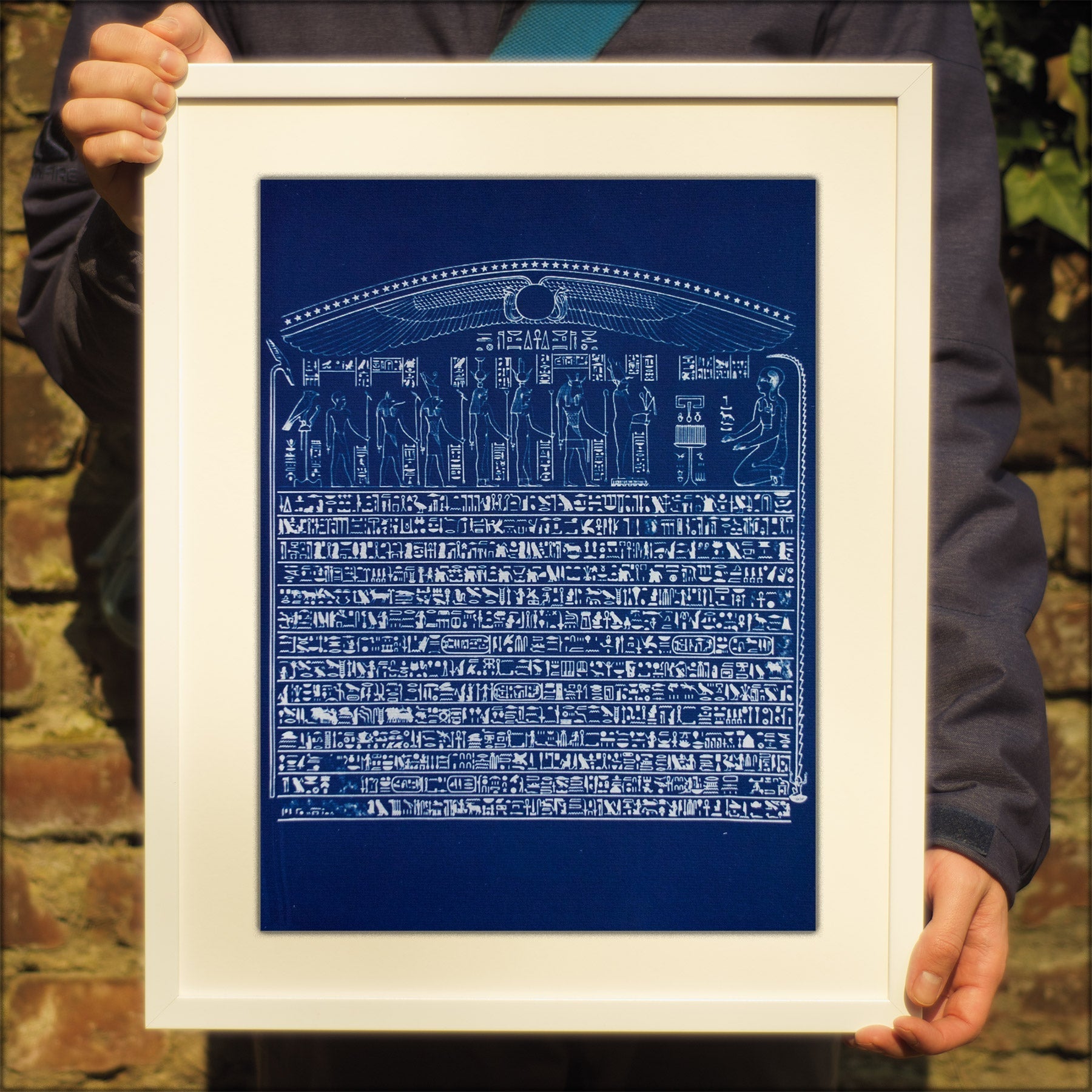 Cyanotype Old Egypt - ollilypaperware