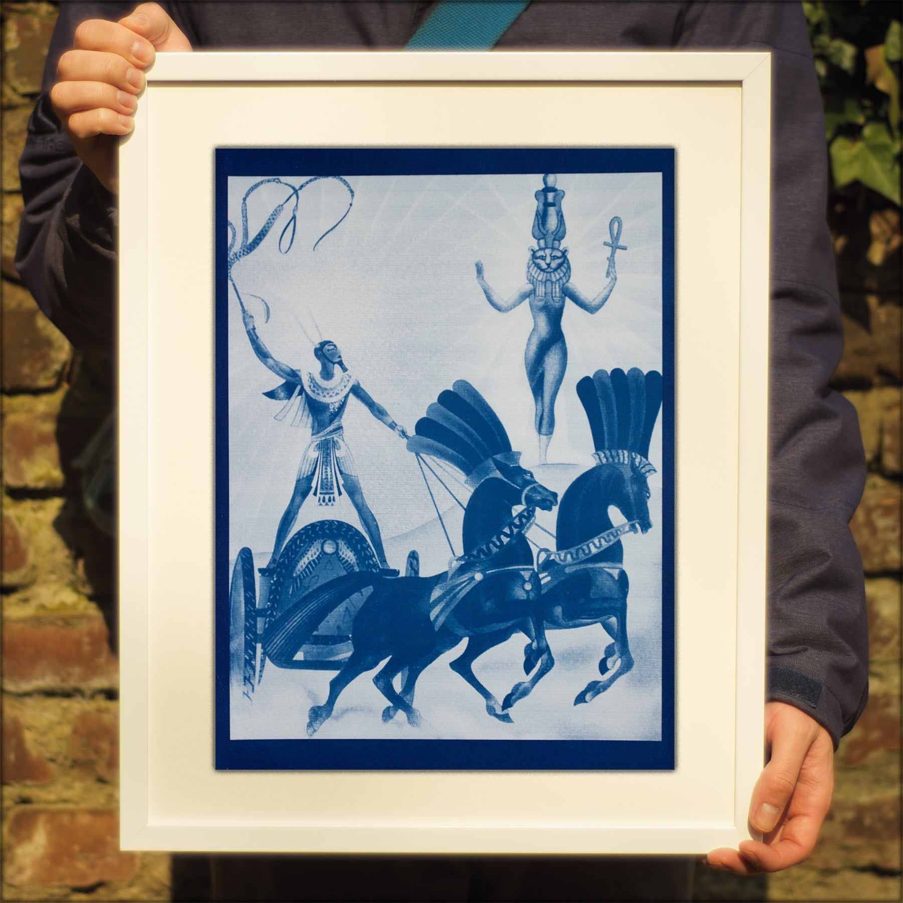 Cyanotype Old Egypt - ollilypaperware