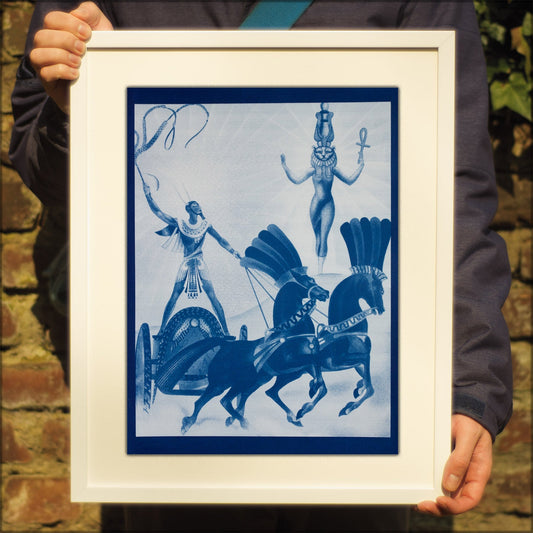 Cyanotype Old Egypt - ollilypaperware