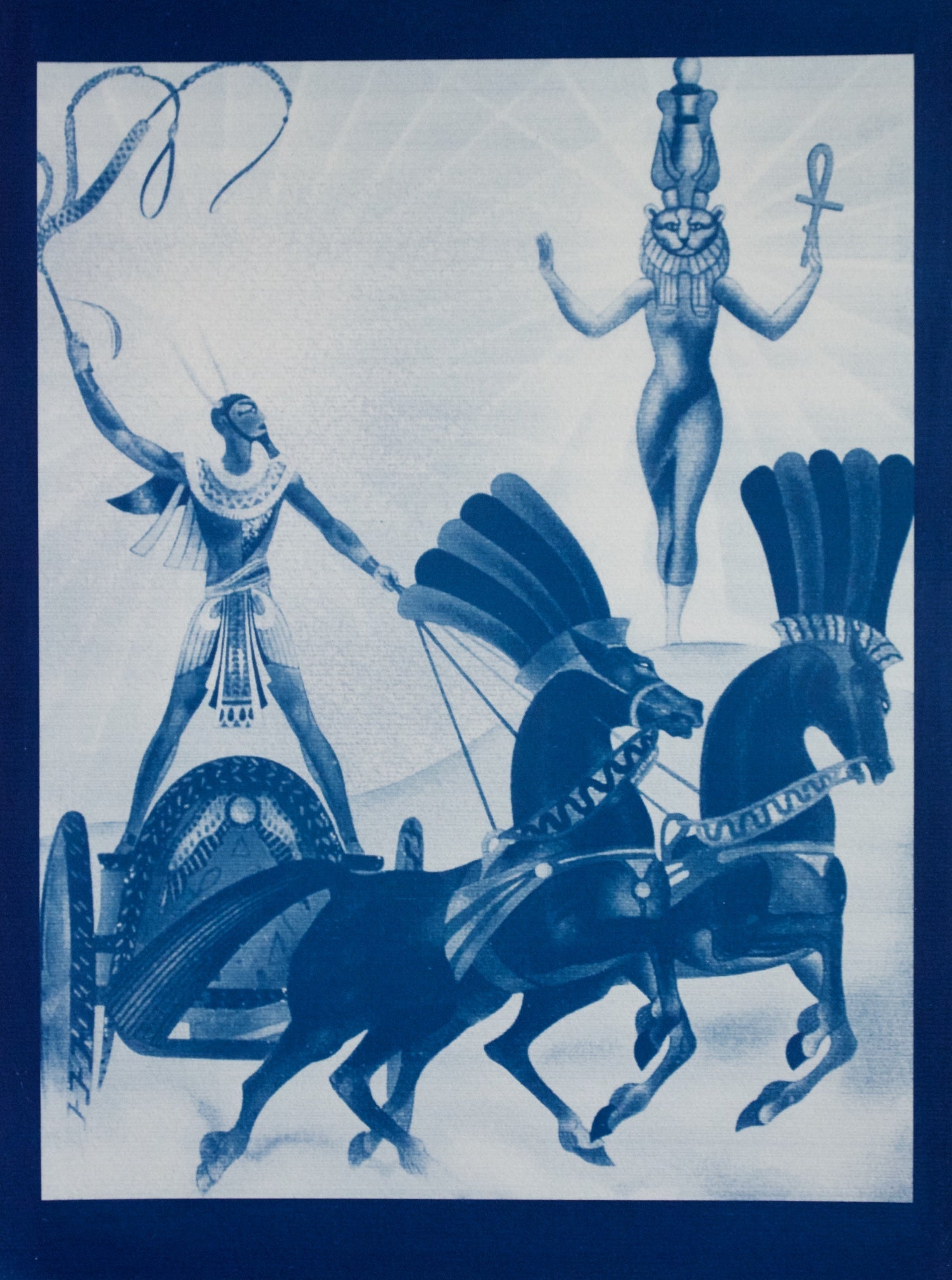 Cyanotype Old Egypt - ollilypaperware