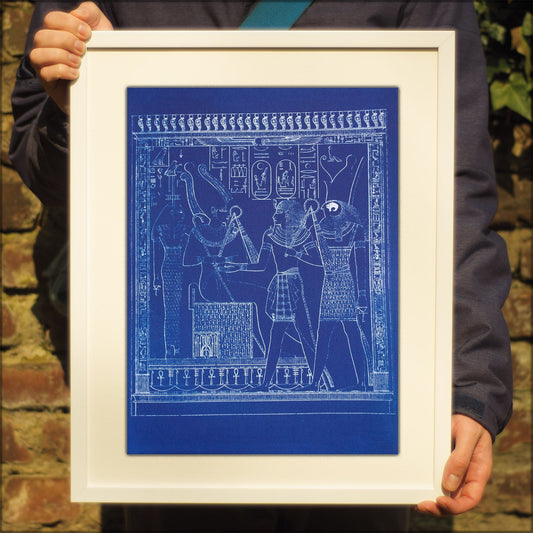 Cyanotype Old Egypt - ollilypaperware