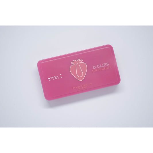 30 Paper Clips Strawberry - ollilypaperware