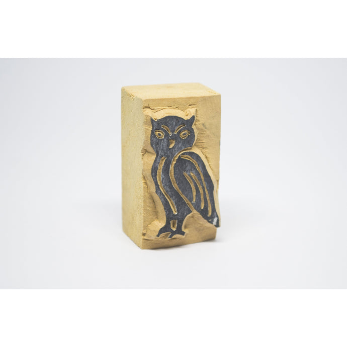 Wooden stamp owl