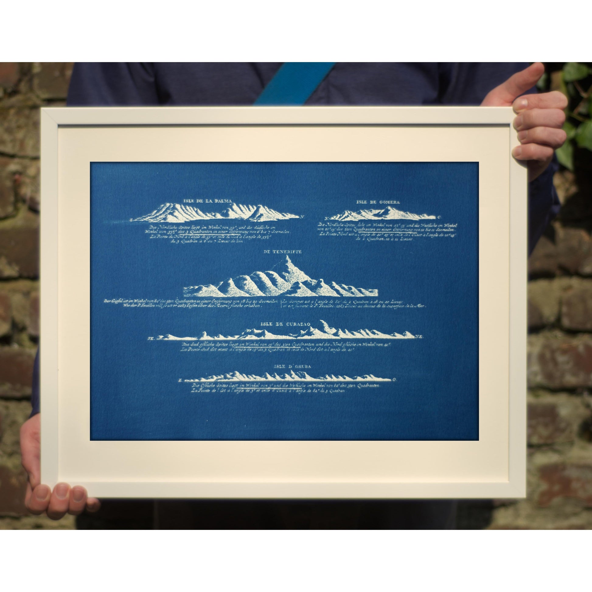 Cyanotype Geography - ollilypaperware
