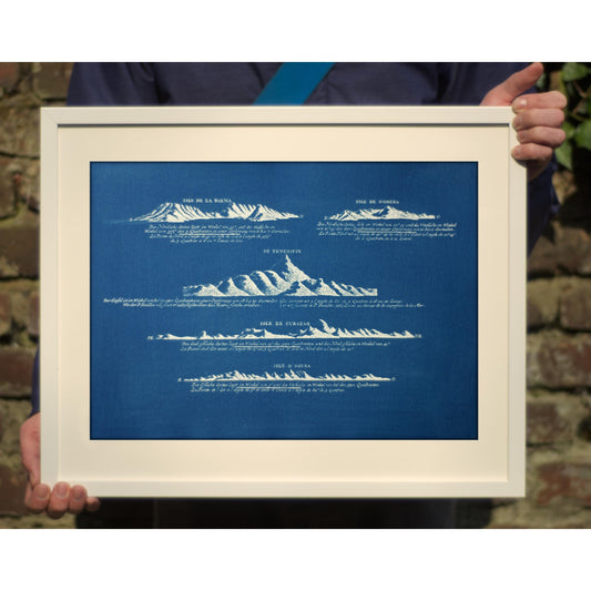 Cyanotype Geography - ollilypaperware