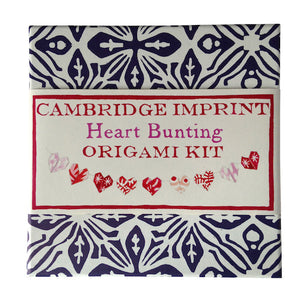Cambridge Imprint Origami Kit Heart bunting