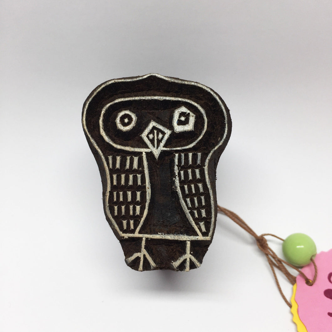Wooden stamp Owl