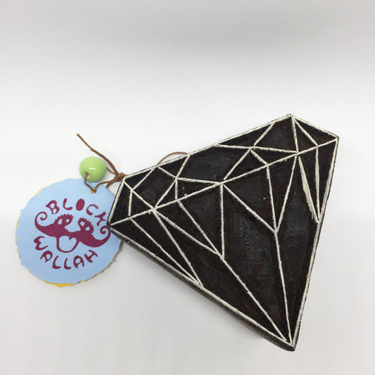 Holzstempel Diamant
