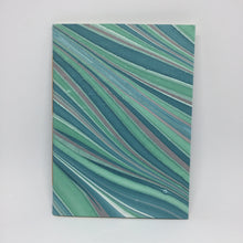 Load image into Gallery viewer, Notebook marbled with handmade paper