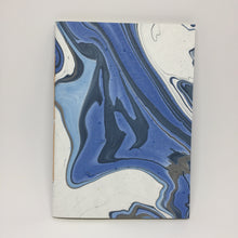 Load image into Gallery viewer, Notebook marbled with handmade paper