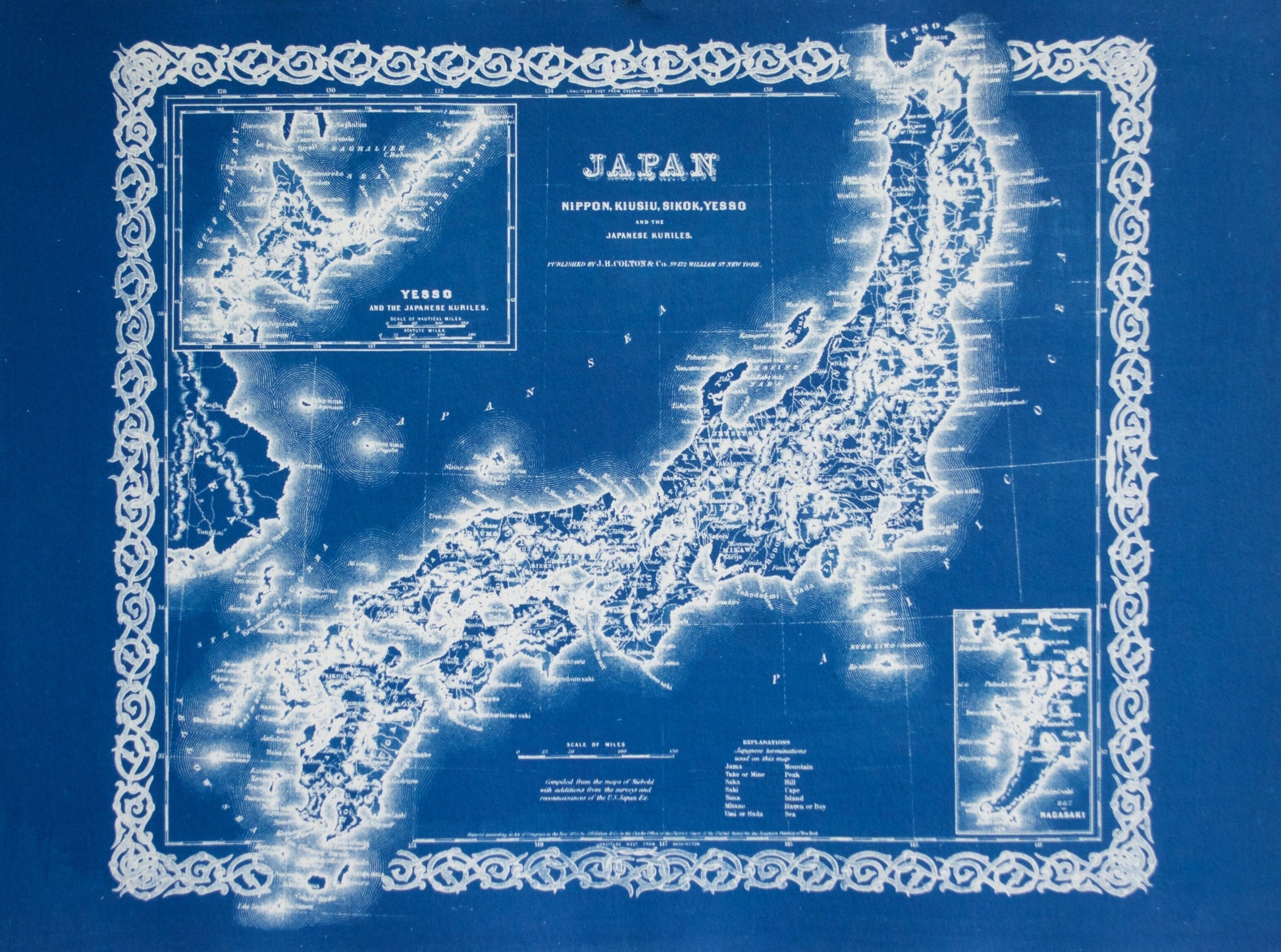 Cyanotype Japan - ollilypaperware