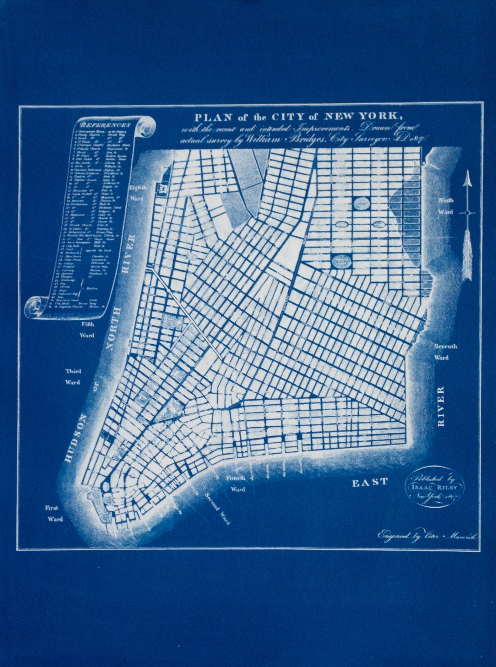 Cyanotype New York - ollilypaperware