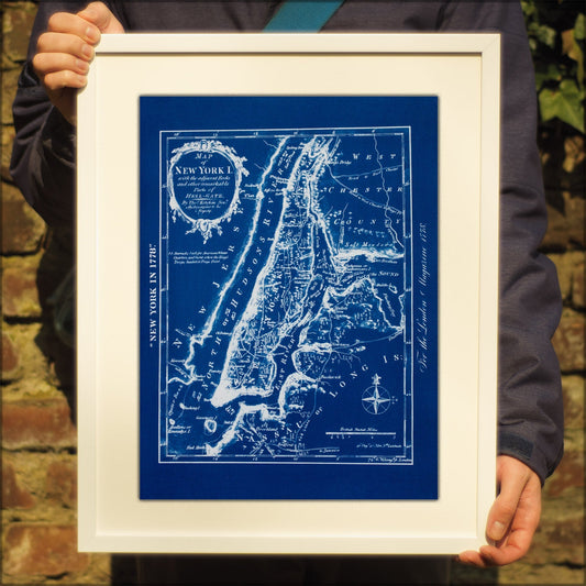 Cyanotype New York - ollilypaperware