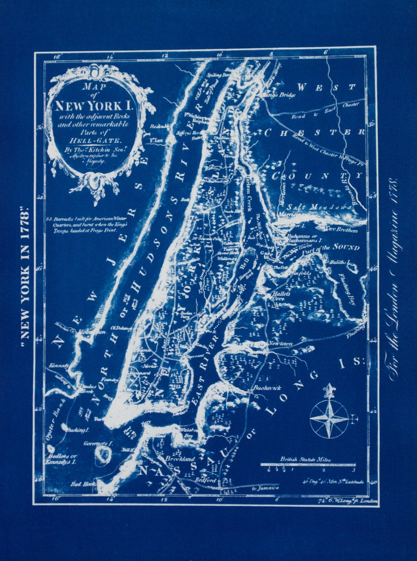 Cyanotype New York - ollilypaperware