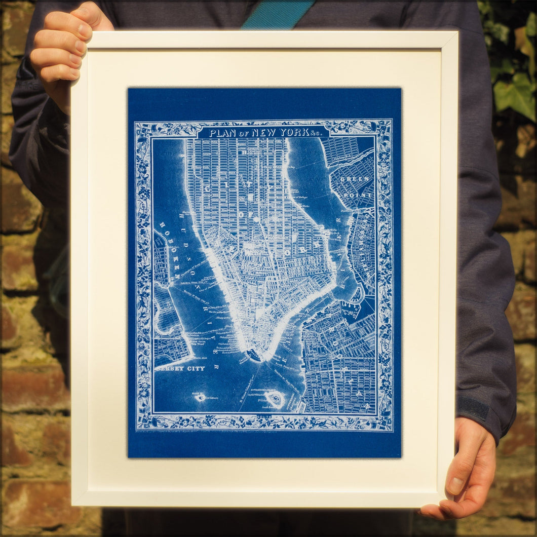 Cyanotype New York - ollilypaperware