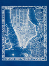 Laden Sie das Bild in den Galerie-Viewer, Cyanotype New York - ollilypaperware