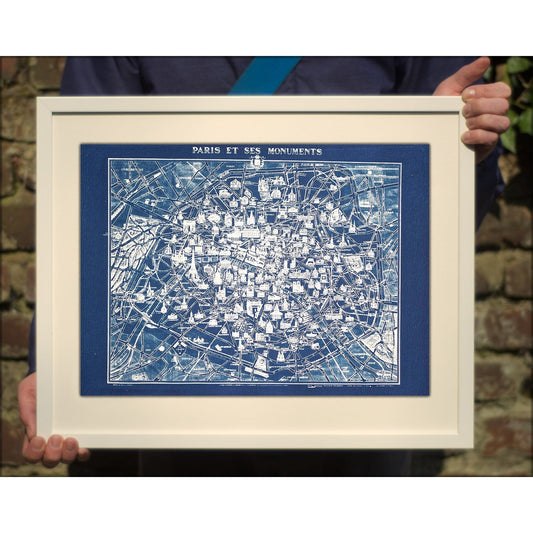 Cyanotype Paris - ollilypaperware