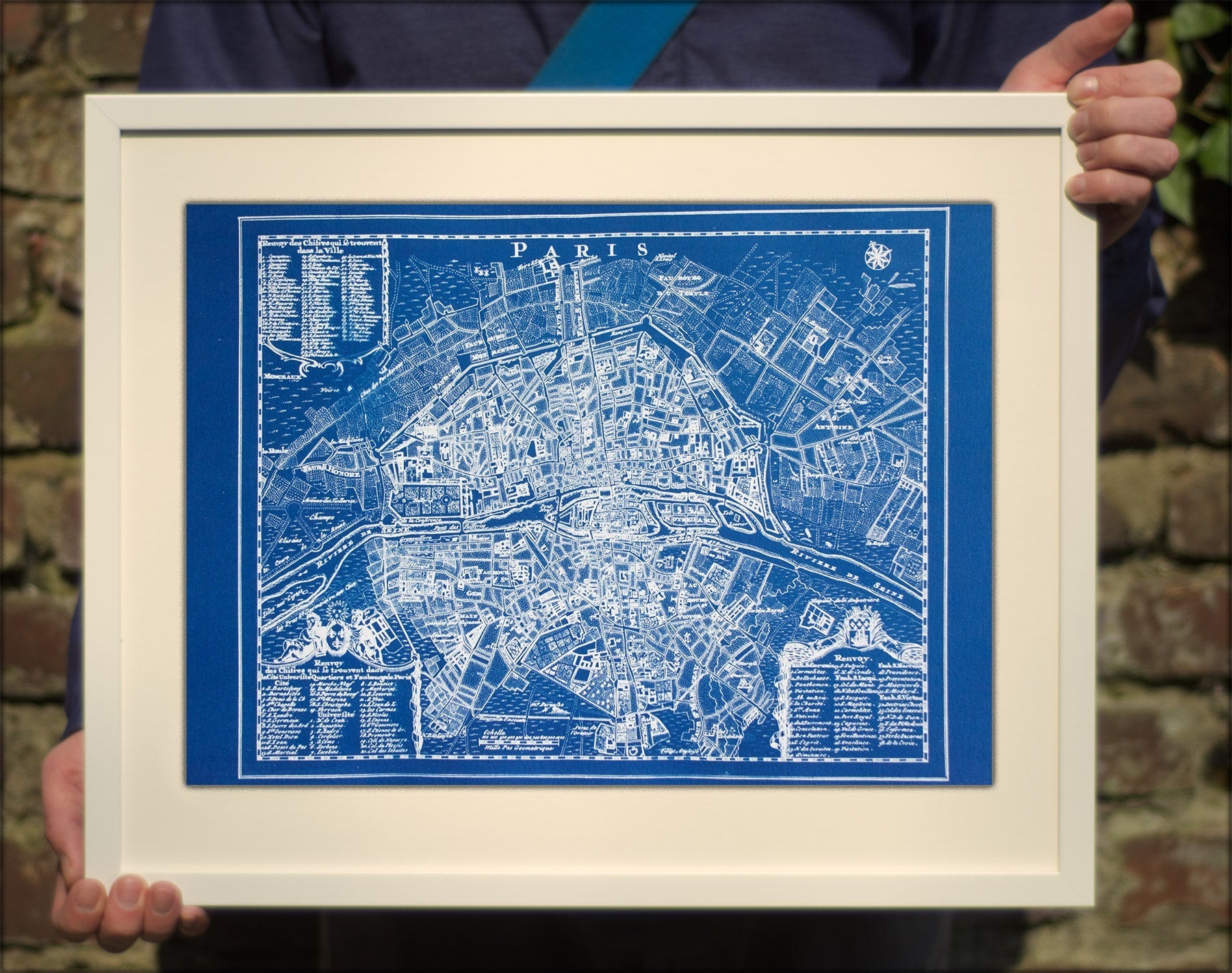 Cyanotype Paris - ollilypaperware