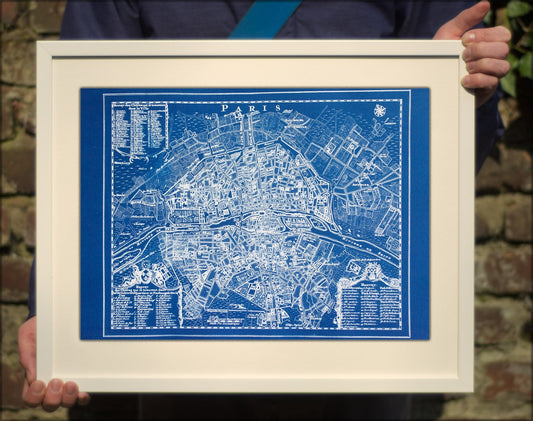 Cyanotype Paris - ollilypaperware