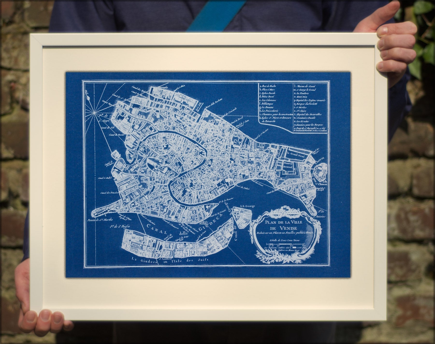 Cyanotype Venice - ollilypaperware