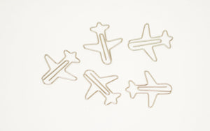 30 Paper Clips Airplane - ollilypaperware