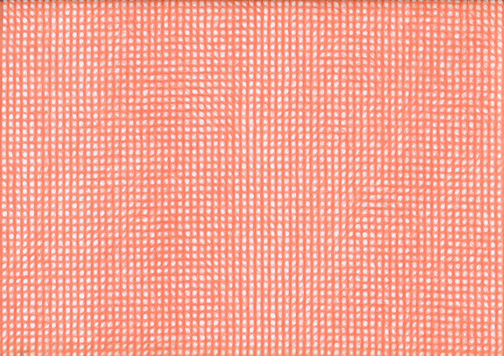 Grille en papier sulfite de dentelle orange 