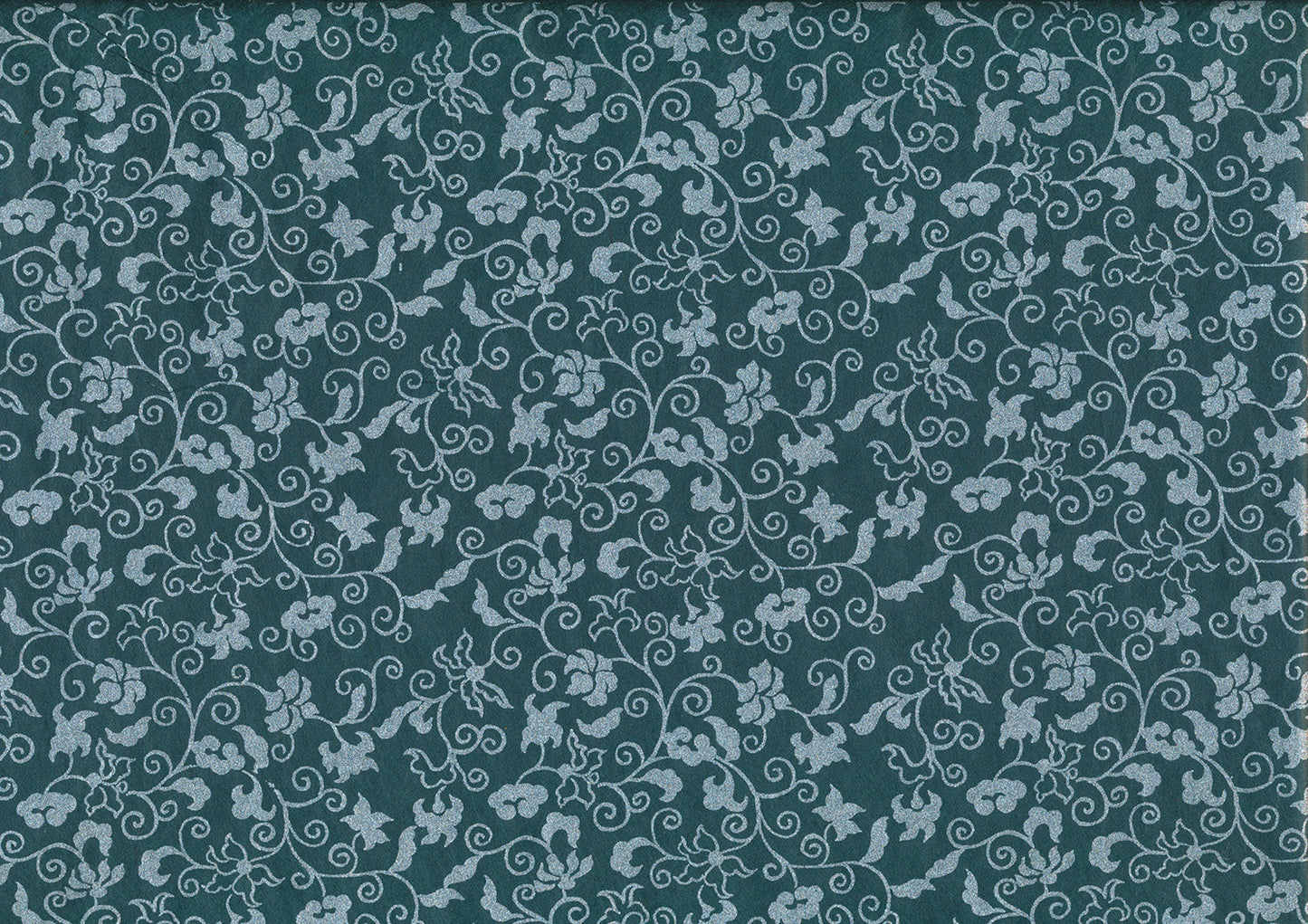 Hanji Papier dunkelgrün/silber 