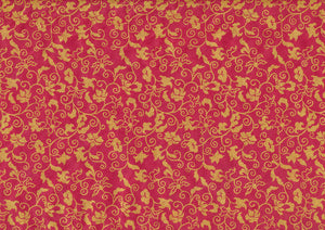 Hanji Paper red/gold - ollilypaperware