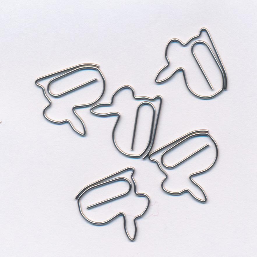 30 Paper Clips Bunny - ollilypaperware