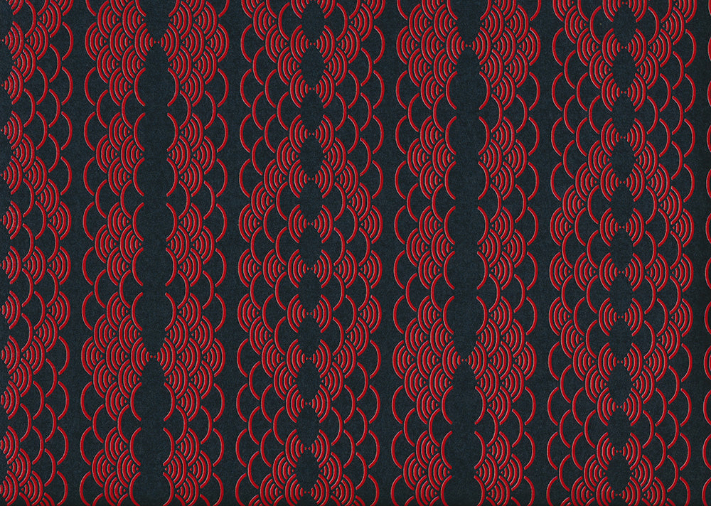 Lacquered Yuzen Paper 004 - ollilypaperware
