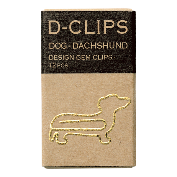 12 Paper Clips Dachshund