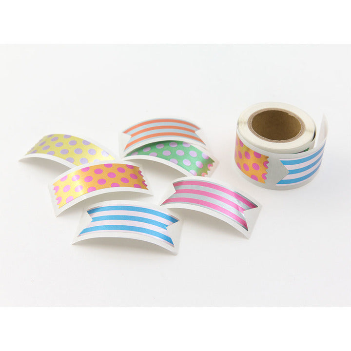 Roll Sticker ribbon metallic