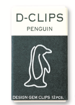 12 Paper Clips Penguin