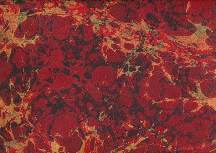 Lokta Paper marbled 065