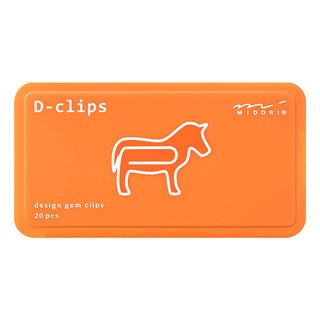 20 Paper Clips Pferd