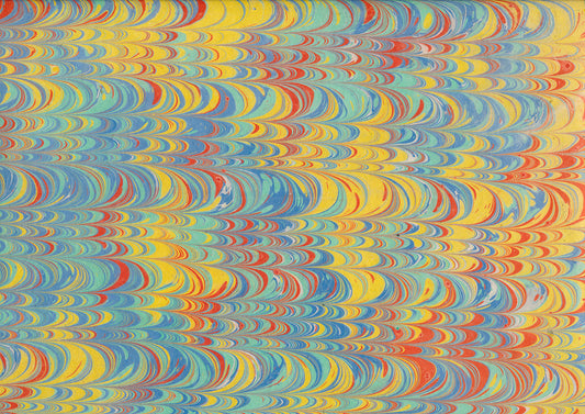 Papier Lokta marbré 015