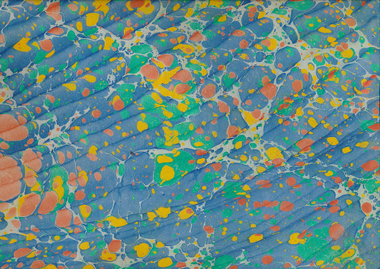 Lokta Paper marbled 053 - ollilypaperware