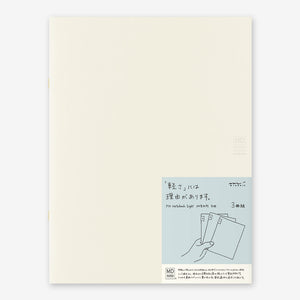 Midori MD Lot de 3 feuilles de papier A4 (275 x 210 mm) 