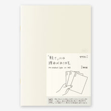 Laden Sie das Bild in den Galerie-Viewer, Midori MD Notizheft blanko A5 3er Pack