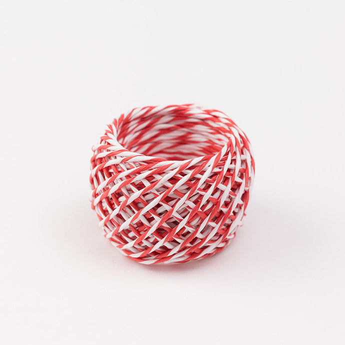 Paper String Red/White