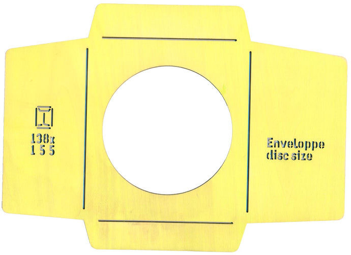 Folding Template CD Envelope - ollilypaperware