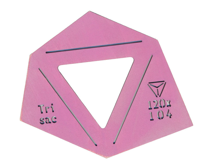 Folding Template Triangle Envelope - ollilypaperware