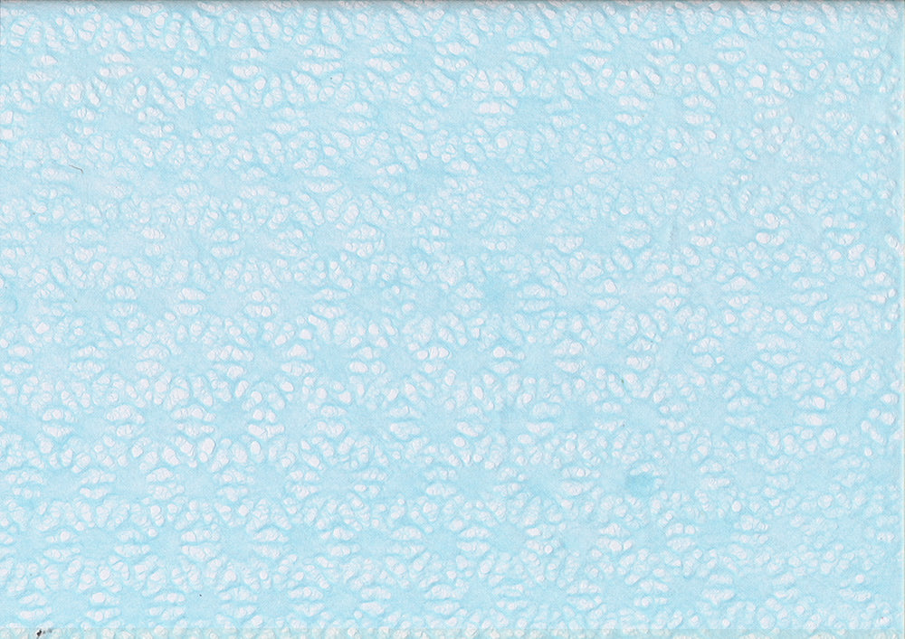 Lace Paper Hemp Flower bright blue