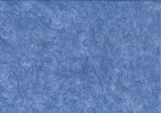 Papier de soie Kozo bleu